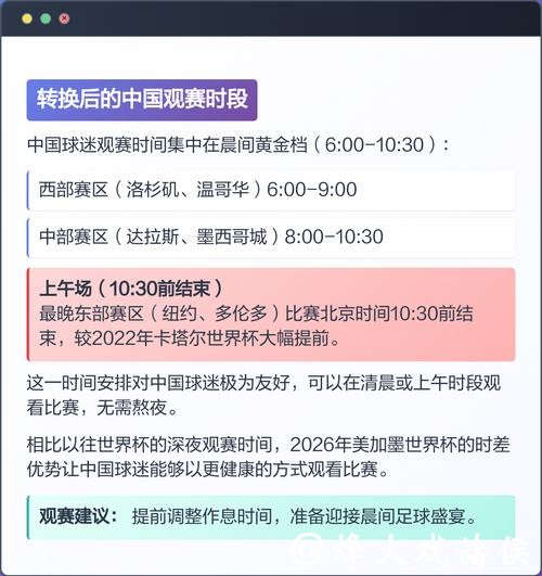 2026年美加墨世界杯比赛时间安排 2026年美加墨世界杯比赛时间安排